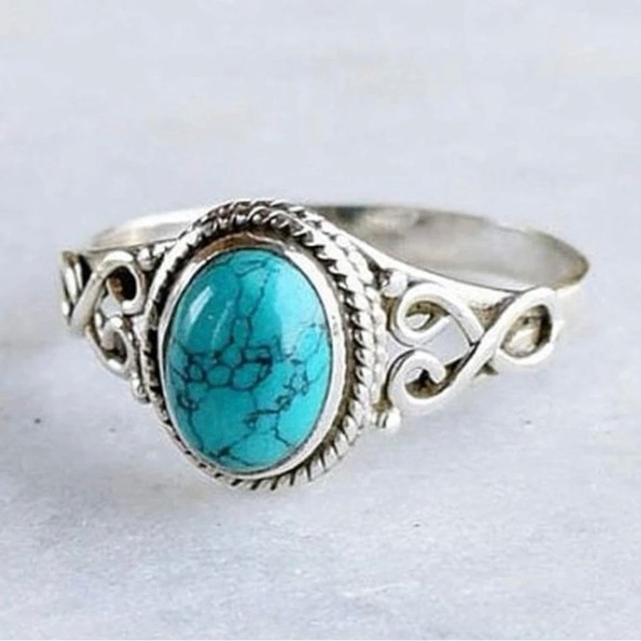 Turquoise Decor Ring - Picture 2 of 2
